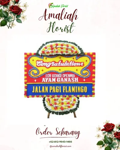 Bunga Papan Congratulation di Koto Lalang
